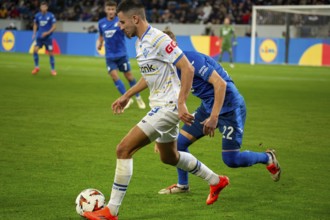 Football UEFA Europa League, 2024/25 season, matchday 2: TSG Hoffenheim v Dynamo Kyiv. On the ball: