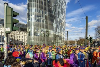 Rose Monday parade Carnival parade in Düsseldorf, North Rhine-Westphalia, Germany, Europe