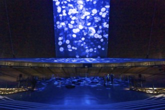 Plante Ozean exhibition in the Gasometer in Oberhausen, the world's oceans in their fragile beauty