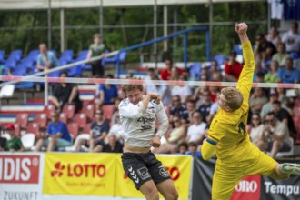 Fistball: TSV Pfungstadt against Union Tigers Vöcklabruck (IFA 2024 Fistball World Tour Finals