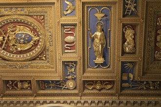 Basilica ceiling, Lateran Basilica, Basilica San Giovanni in Laterano, Cathedral of the Diocese of