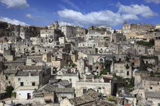Old town, Sassi, Sassi di Matera cave settlements, UNESCO World Heritage Site, Matera, Basilicata,