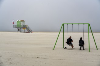 North Sea island of Langeoog, early summer, shortly after the first easing of the lockdown in the