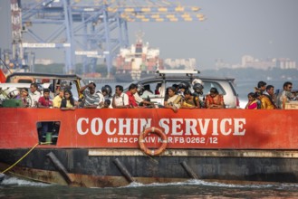 Ferry, Cochin Service, Fort Cochin, Kochi, Kerala, South India, India, Asia