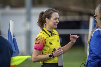 Rugby: Germany against MKS Pogon Awenta Siedlce, Poland in Heidelberg. Picture: Referee Maria Latos