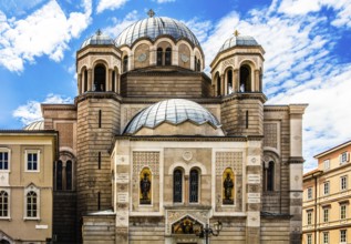 Serbian Orthodox Church of San Spiridione on the Grand Canal in the heart of Borgo Teresiano,