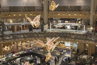 Galeries Lafayette department stores', Paris, Île-de-France, France, Europe