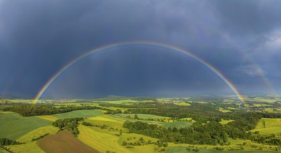 Storm on the Triebenberg near Dresden, Dresden, Saxony, Germany, Europe