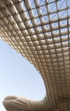 Metropol Parasol wooden structure in Plaza La Encarnación, Seville, Spain, architect Jürgen
