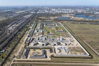 JVA Billwerder, JVAB, JVA, prison, correctional centre, new building, aerial view, Hamburg,