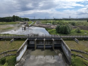 Dortmund / Castrop-Rauxel, North Rhine-Westphalia, Germany, river renaturalisation, renaturation of