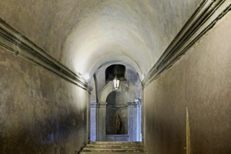 Staircase in Castel Sant'Angelo, Rome, Lazio, Italy, Europe