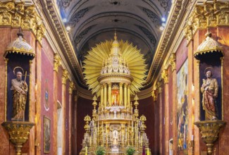 Central cathedral in Salta Plaza of 9 of July