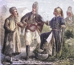 Inhabitants of Bithynia, a region in Asia Minor on the Bosporus and the Black Sea, 1880 / Einwohner