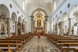 Interior of the Church of St Simeon in Zadar, Croatia, Europe