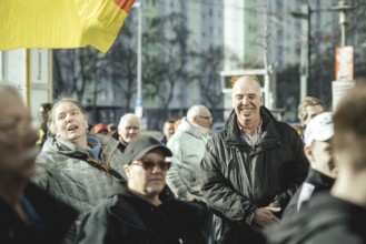 Demonstrators at the final rally of Beatrix von Storch and the AfD in the Bundestag election