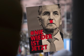Around 20, 000 people gathered on the Römerberg in Frankfurt am Main on 20 January 2024 to