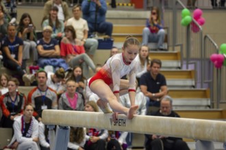 German Gymnastics League (Bundesliga) for woman, 1st competition day 2025 in Mannheim***Mia Frick