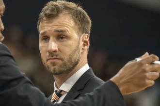 Heidelberg, 04.05.2024: Anton Gavel, coach of Ratiopharm Ulm, at his team's away game at Academics