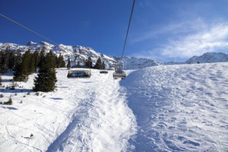 Oberjoch, Bavaria: Best skiing weather on Shrove Sunday ensures plenty of activity in the ski area