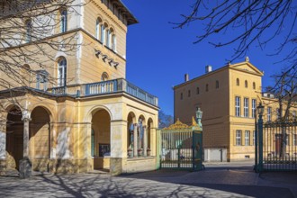 Church of Peace with Emperor Friedrich Mausoleum in Sanssouci Palace Park in Potsdam, Germany,