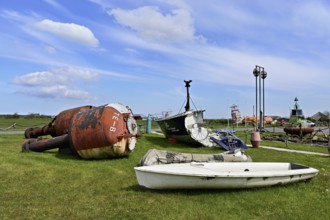Items fished out of the sea by beachcombers, Maritime and Beachcomber Museum Flora, the world's