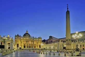 St Peter's Cathedral, St Peter's Basilica, obelisk, Vatican palaces, St Peter's Square, Vatican,