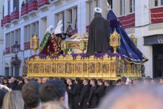 Good Friday procession, Trono, processional altar, Malaga, Spain, Europe