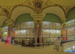 Herzog August Library Interior Panorama Wolfenbüttel Germany
