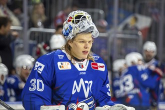 DEL, German Ice Hockey League season 2024/25, Matchday 22: Adler Mannheim vs Red Bull Munich.