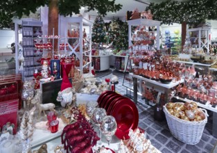 Departments decorated for Christmas, department stores', Munich, Bavaria, Germany, Europe