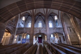Galleries of St Nicholas and St Ulrich Church, nave built around 1400, Kirchenberg 15,