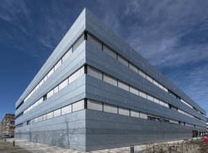 Modern office building in a new development area, Erlangen, Middle Franconia, Bavaria, Germany,