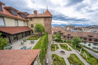 Ancien évêché de Lausanne, historic residence of the Bishop of Lausanne, now the city museum,