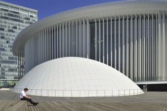 The Grande-Duchesse Joséphine-Charlotte Concert Hall, Philharmonie Luxembourg at Kirchberg,