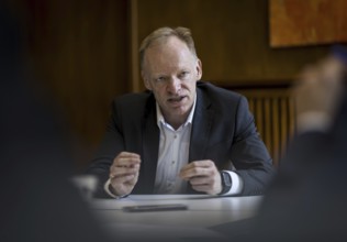 Clemens Fuest, President of ifo, Institute for Economic Research, recorded during an interview