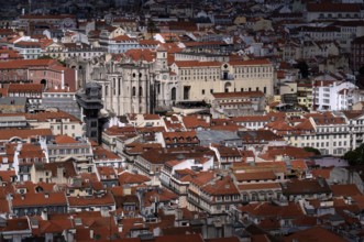 View from Castelo de São Jorge to old town, Elevador de Santa Justa lift, Museu Arqueológico do