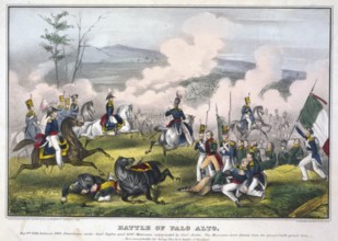 Mexican-American War 1846-1848: Battle of Palo Alto, 8 May 1846, near present-day Brownsville,