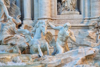 Rome, Famous Trevi Fountain (Fontana Di Trevi)