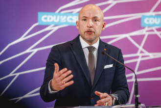 Alexander Hoffmann, Deputy First Parliamentary Secretary of the CSU in the Bundestag, at press