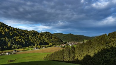 Landscape, Village, Gutach, Bleibach, Breisgau, Black Forest