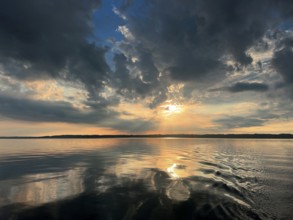 Sunrise at Lake Starnberg, Tutzing, Bavaria, Germany, Europe