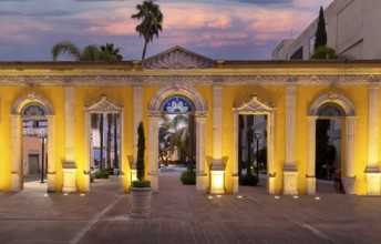 Central Mexico, Aguascalientes catholic churches, colorful streets and colonial houses in historic