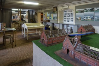 Interior of the prison museum at Merksplas near Hoogstraten, province of Antwerp, Flanders,