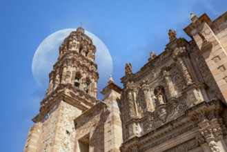 Mexico, Catholic Cathedral Our Lady of Assumption of Zacatecas in Zacatecas historic city center,