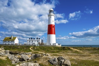 Portland Bill Lighthouse, Portland Bill, Isle of Portland, Dorset, England, United Kingdom, Europe