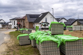 The resettlement site of the 5 villages from the Garzweiler II opencast lignite mining area,