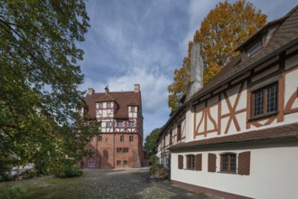 Hallerschloss, already mentioned around 1200, Kirchenberg 11, Nuremberg-Mögeldorf, Middle