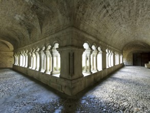 Vaison-la-Romaine. Cloister of Notre-Dame de Nazareth cathedral. Vaucluse. Provence-Alpes-Côte