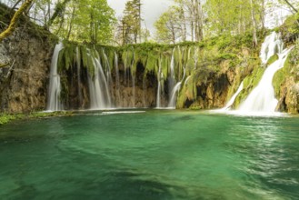 The Galovacki Buk waterfall in Plitvice Lakes National Park, Croatia, Europe